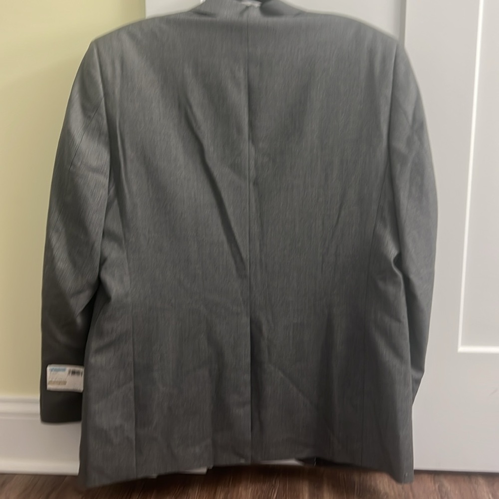 J.M. Haggar Men's Suit Jacket, Dove Gray, 40 Regular - Picture 4 of 5